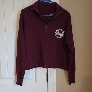 Surf Style Burgundy Women's Sweatshirt